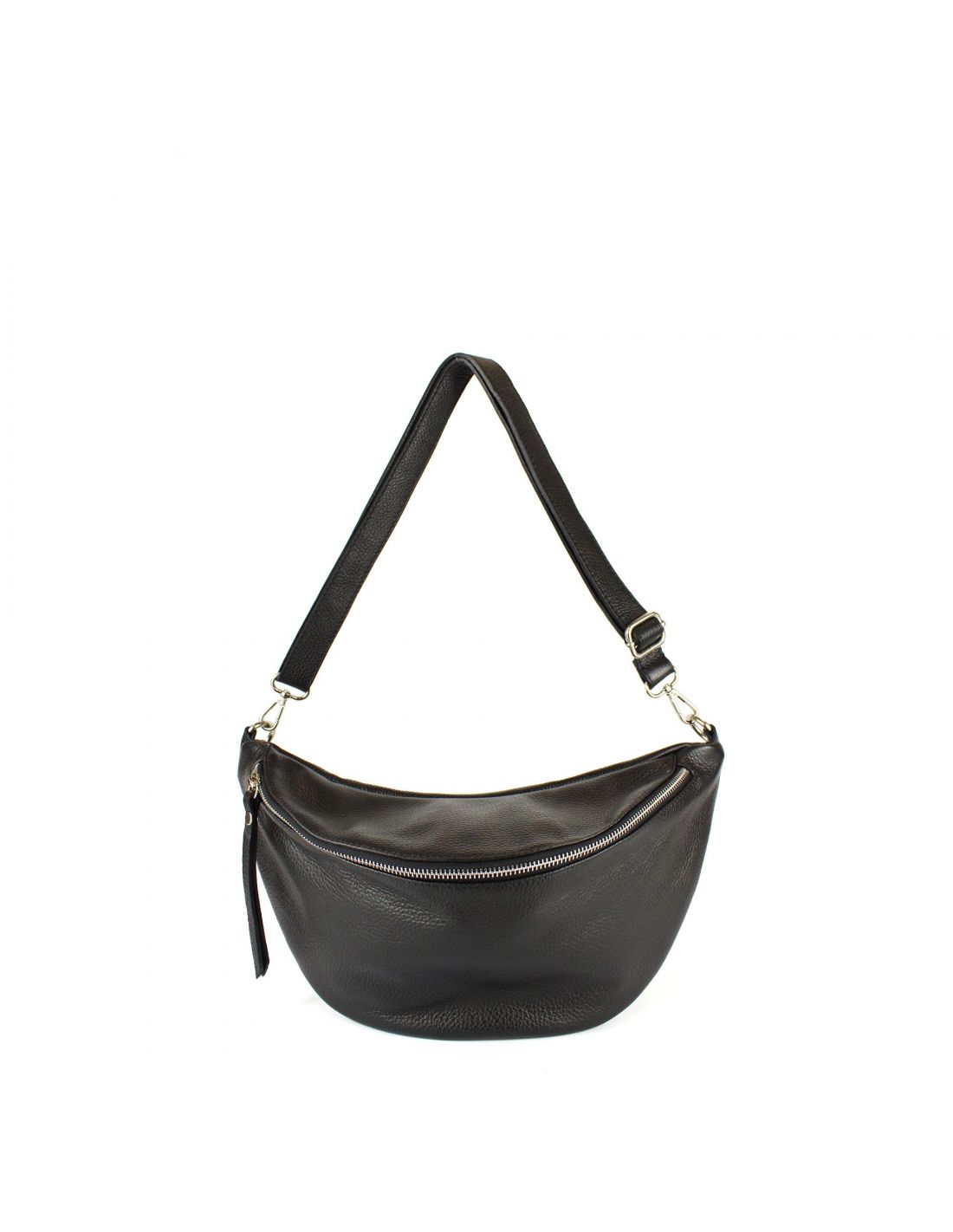 Belt bag in genuine leather made in Italy